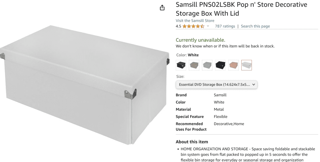 storage boxes with lids for staying organized