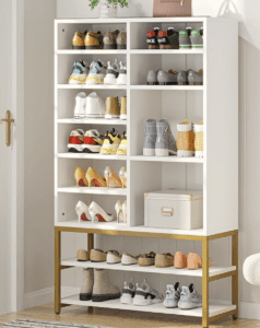 stay organized with this adjustable shelf